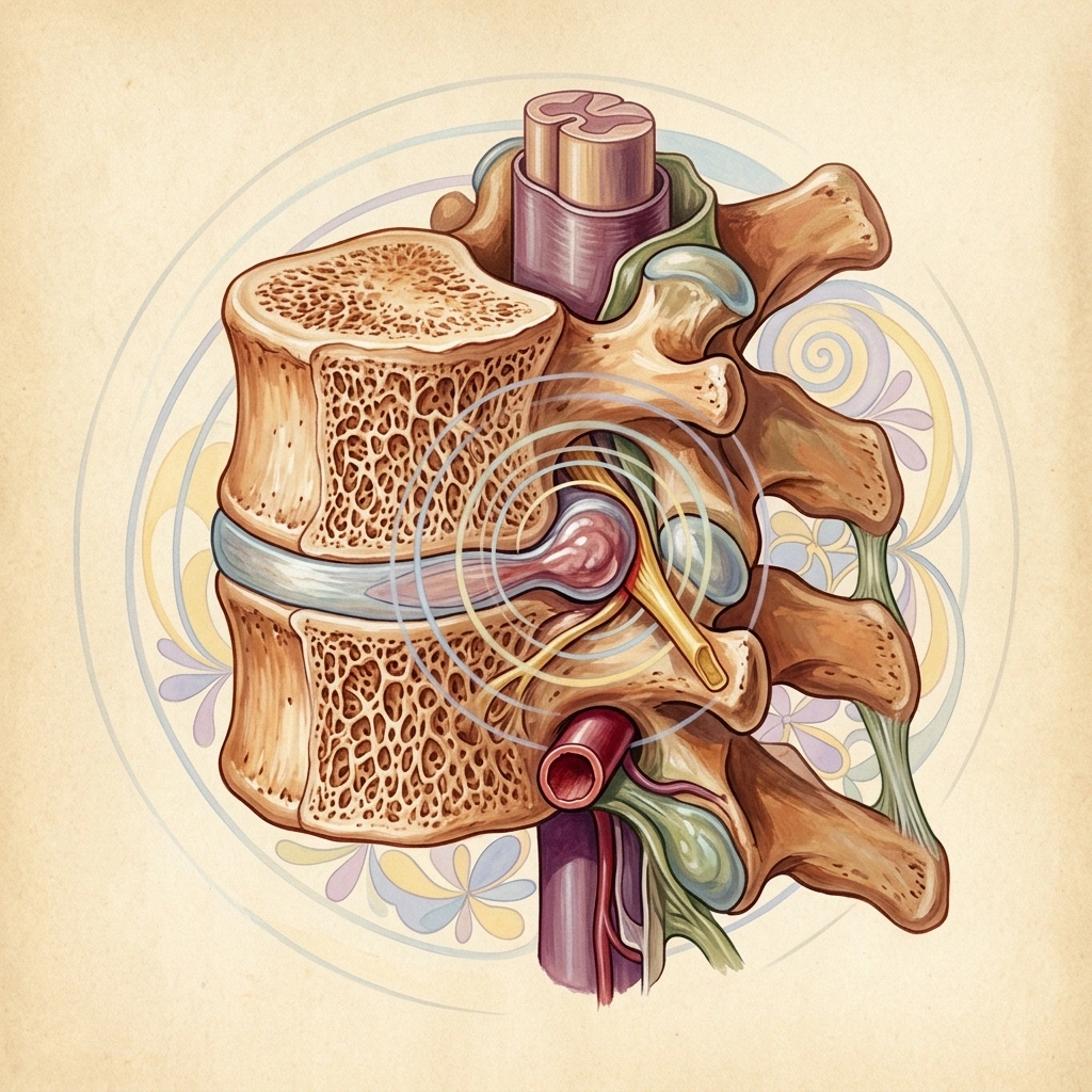 C5-C6 cervical disc herniation anatomy