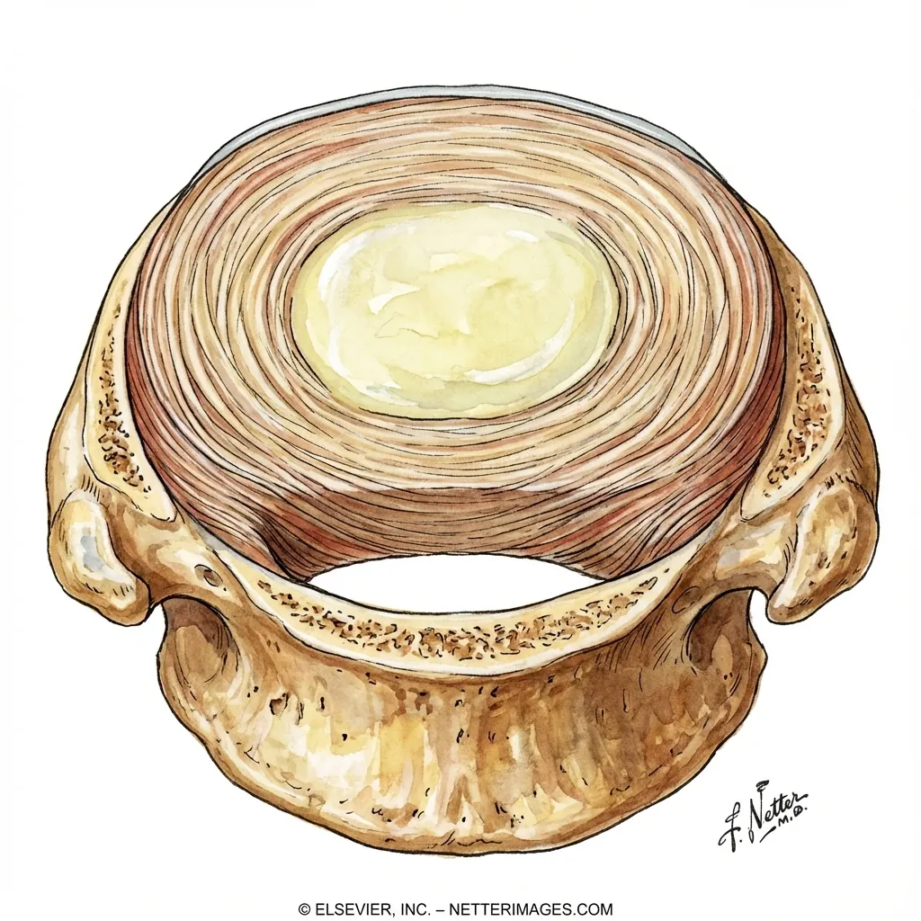 Intervertebral Disc Cross Section