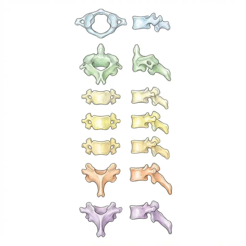 Cervical Vertebrae C1-C7