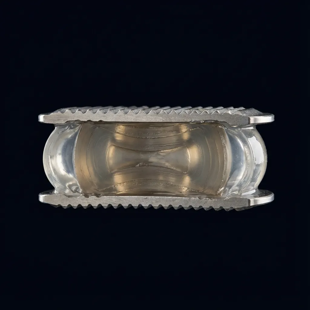 Bryan Cervical Disc with polyurethane core and saline sheath