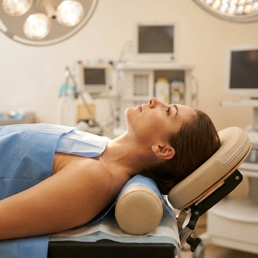 Patient positioning for anterior cervical surgery
