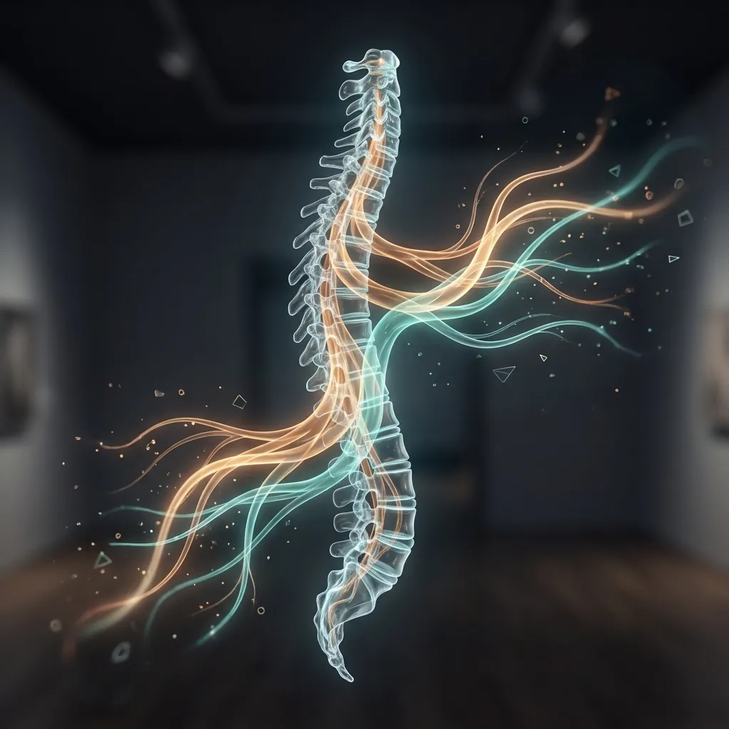 Conceptual visualisation of diagnostic decision pathways in spinal imaging