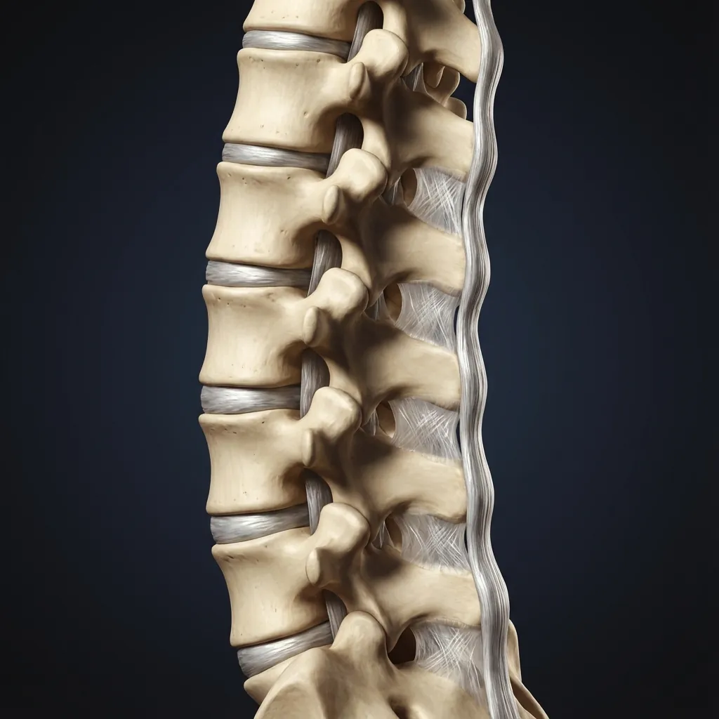 Interspinous and Supraspinous Ligaments between spinous processes