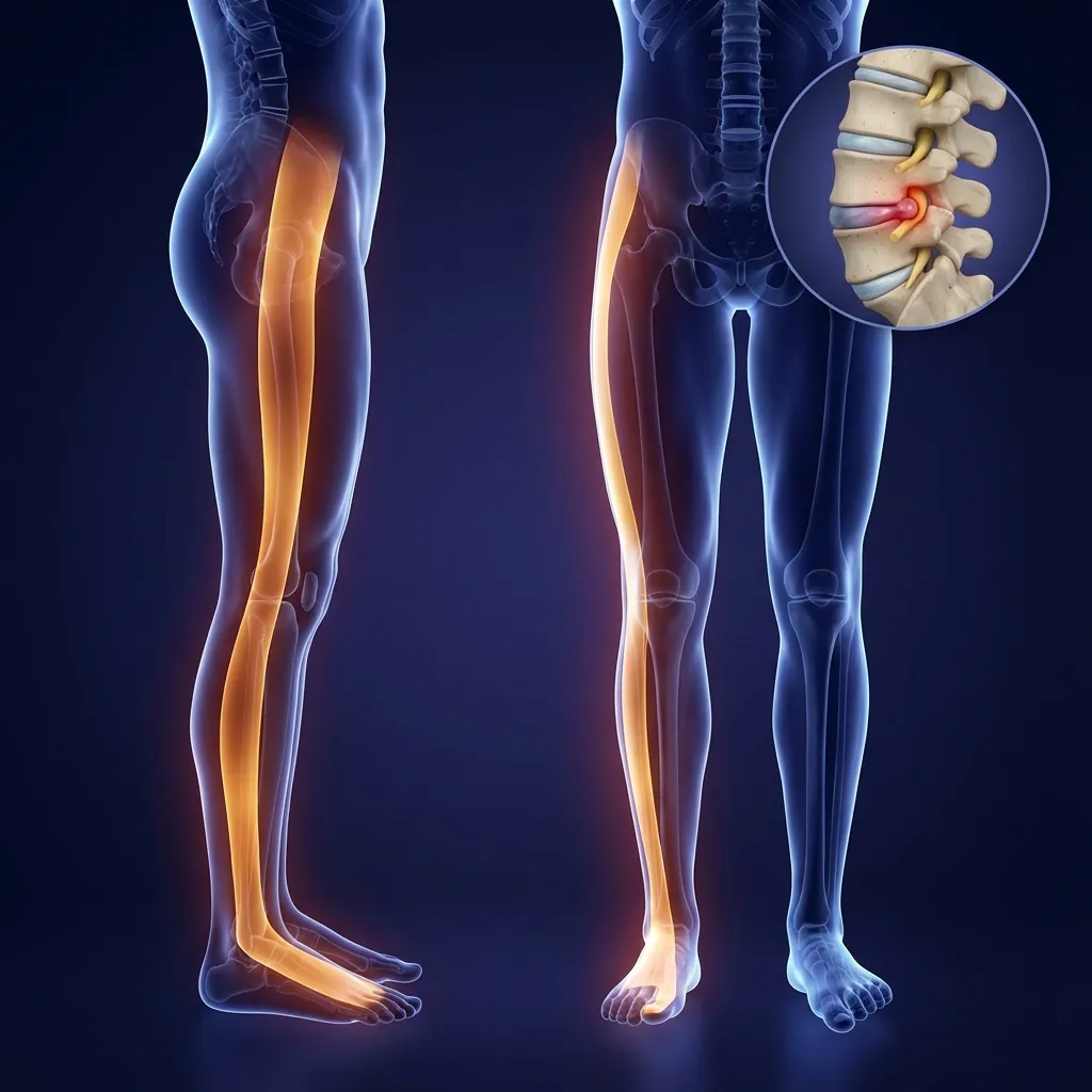 L5 dermatome distribution pattern