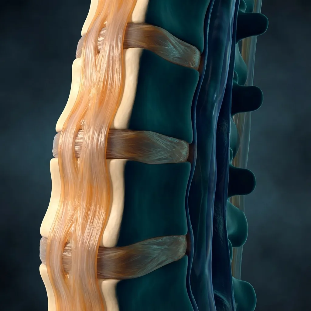 Posterior Longitudinal Ligament inside the spinal canal
