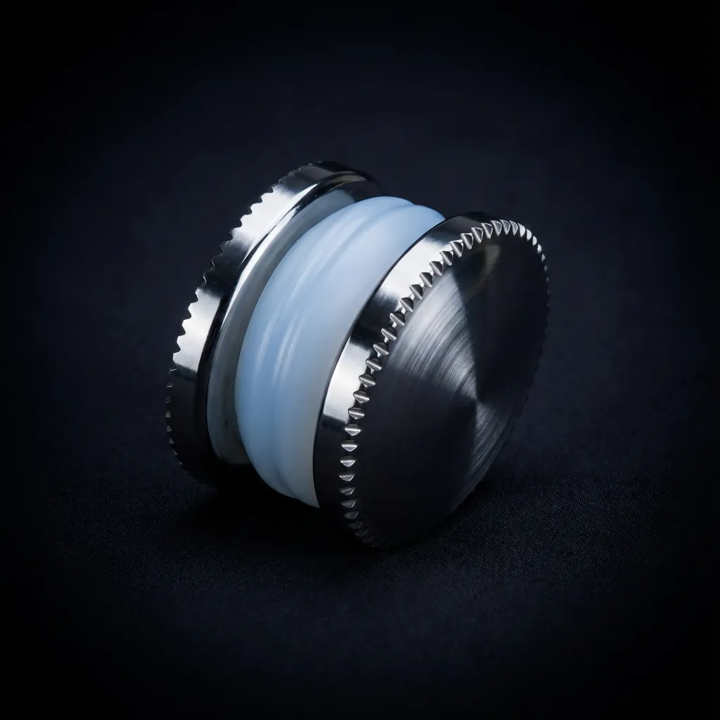 Charité artificial disc with cobalt-chromium endplates and polyethylene core