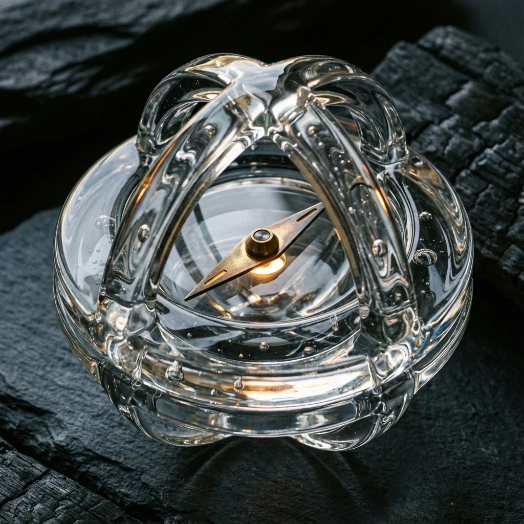 Abstract navigational compass