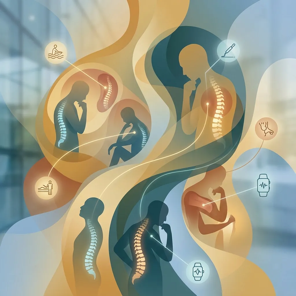 Clinical scenario illustration showing patient assessment and treatment decision-making
